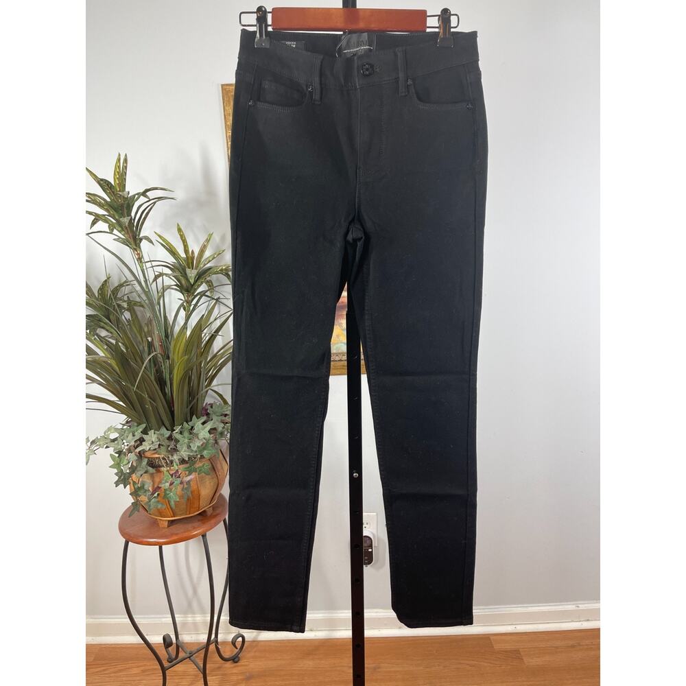 White‎ House Black Market Jeans Womens 0R Black Denim Sculpt Slim Fit Minimalist